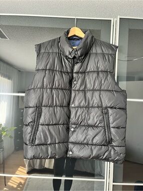 American Eagle Outfitters Black Quilted Puffer Vest